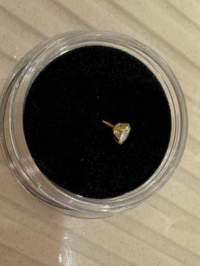 PICOLLET ピアス パーツ K18 Diamond 0.10ct