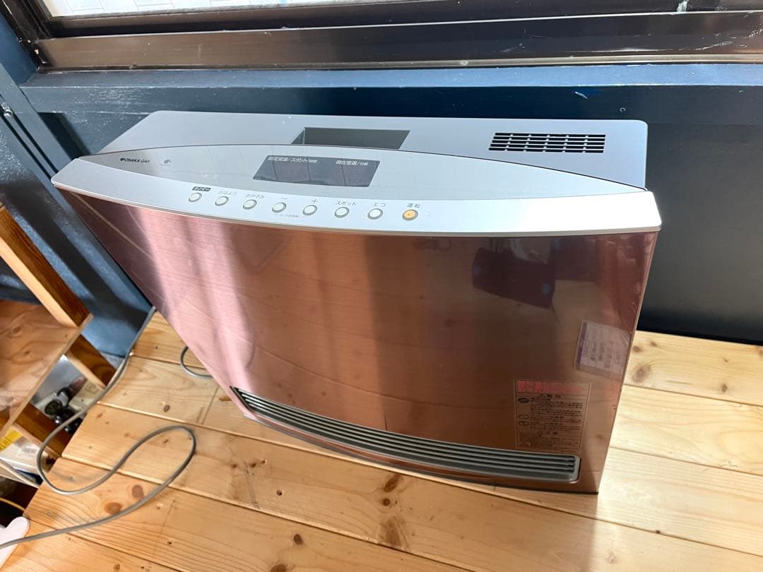 NORITZ GFH-4005D ガスファンヒーター 都市ガス用　ホース付き