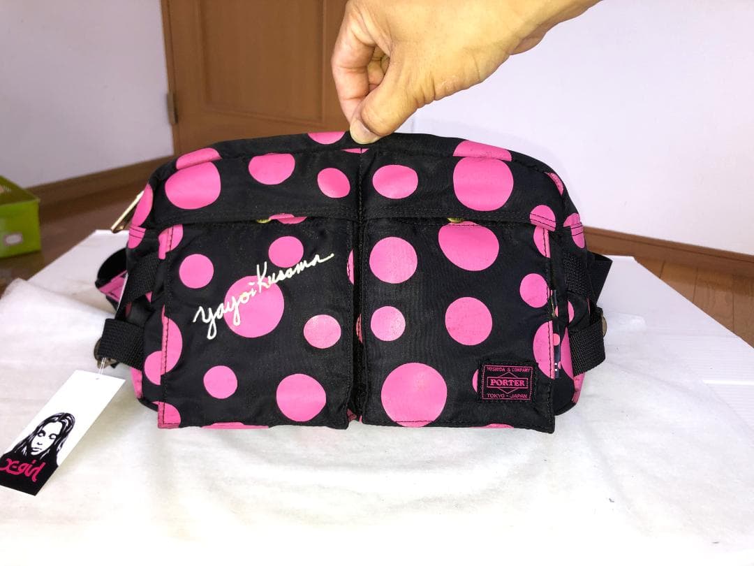 良品　ポーター　草間彌生　2way ウエスト　ポーチ　ボディーバッグ　旅行