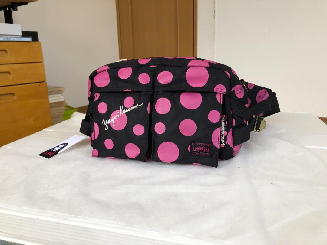 良品　ポーター　草間彌生　2way ウエスト　ポーチ　ボディーバッグ　旅行