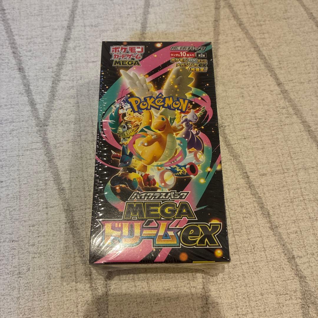 ポケモンカードゲーム　MEGAドリームex シュリンク付き　1box 新品未開封