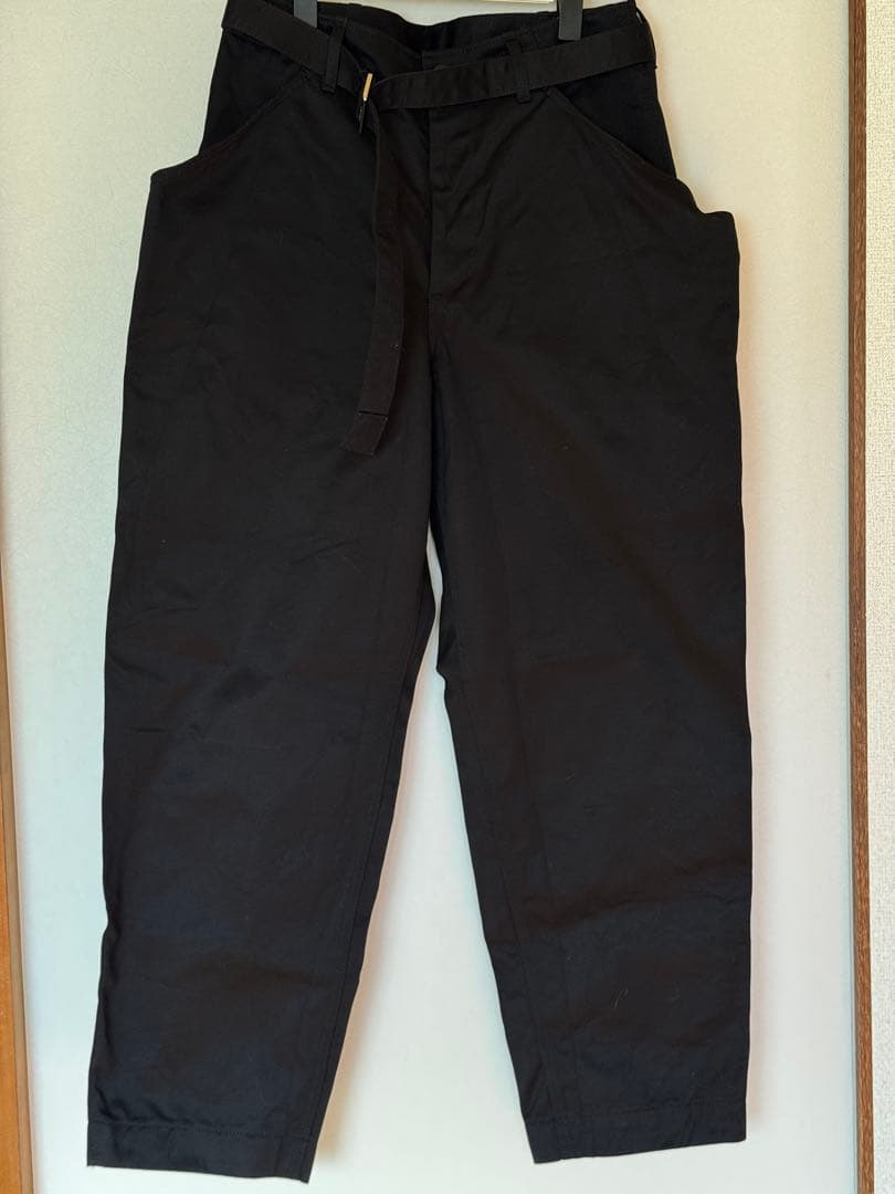 【美品】sacai 25ss cotton chino パンツ サイズ0