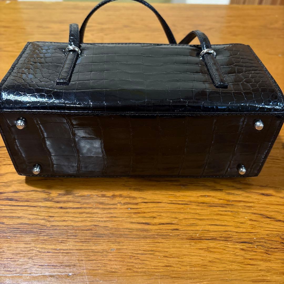 YAMAGUCHI JRA認定クロコダイルハンドバッグ