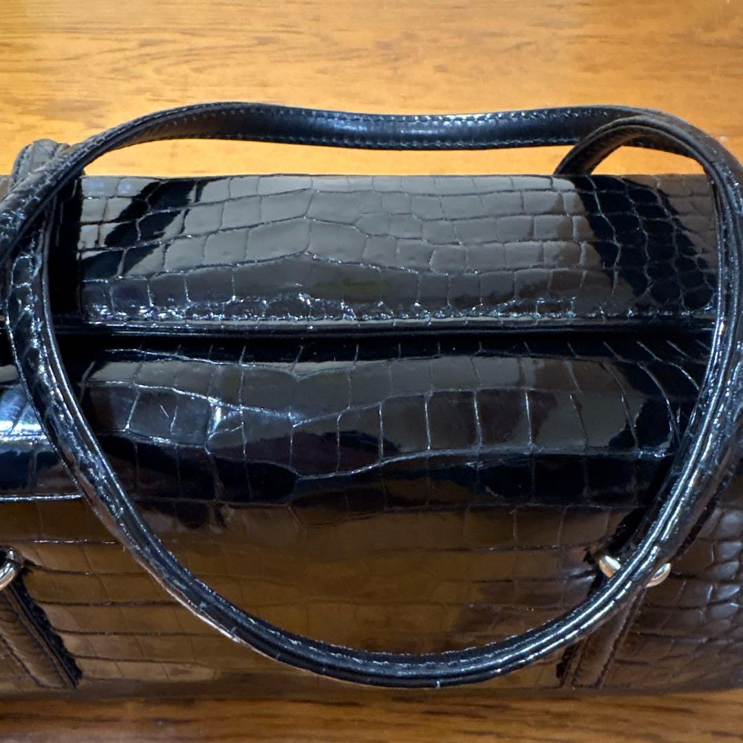 YAMAGUCHI JRA認定クロコダイルハンドバッグ