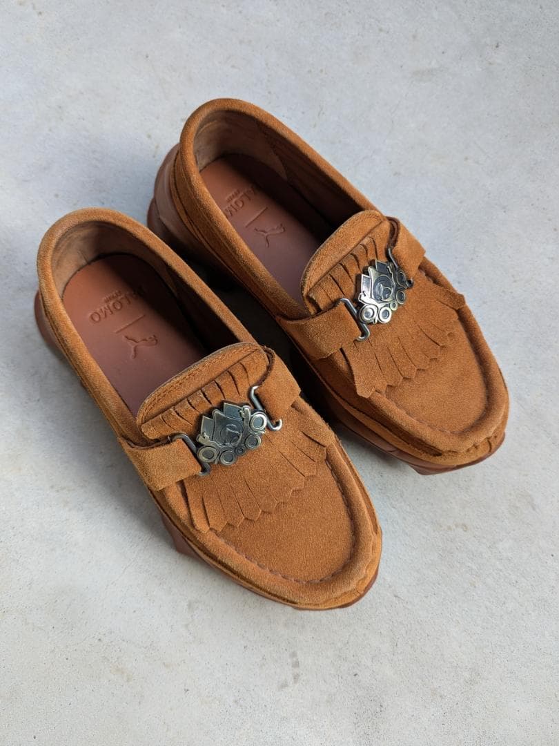 プーマ×パロモ ローファー ブラウン 24.5cm