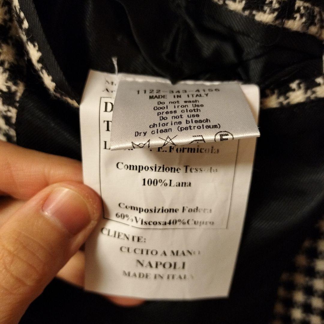 ERRICO FORMICOLA Napoli ジャケット ハウンドトゥース