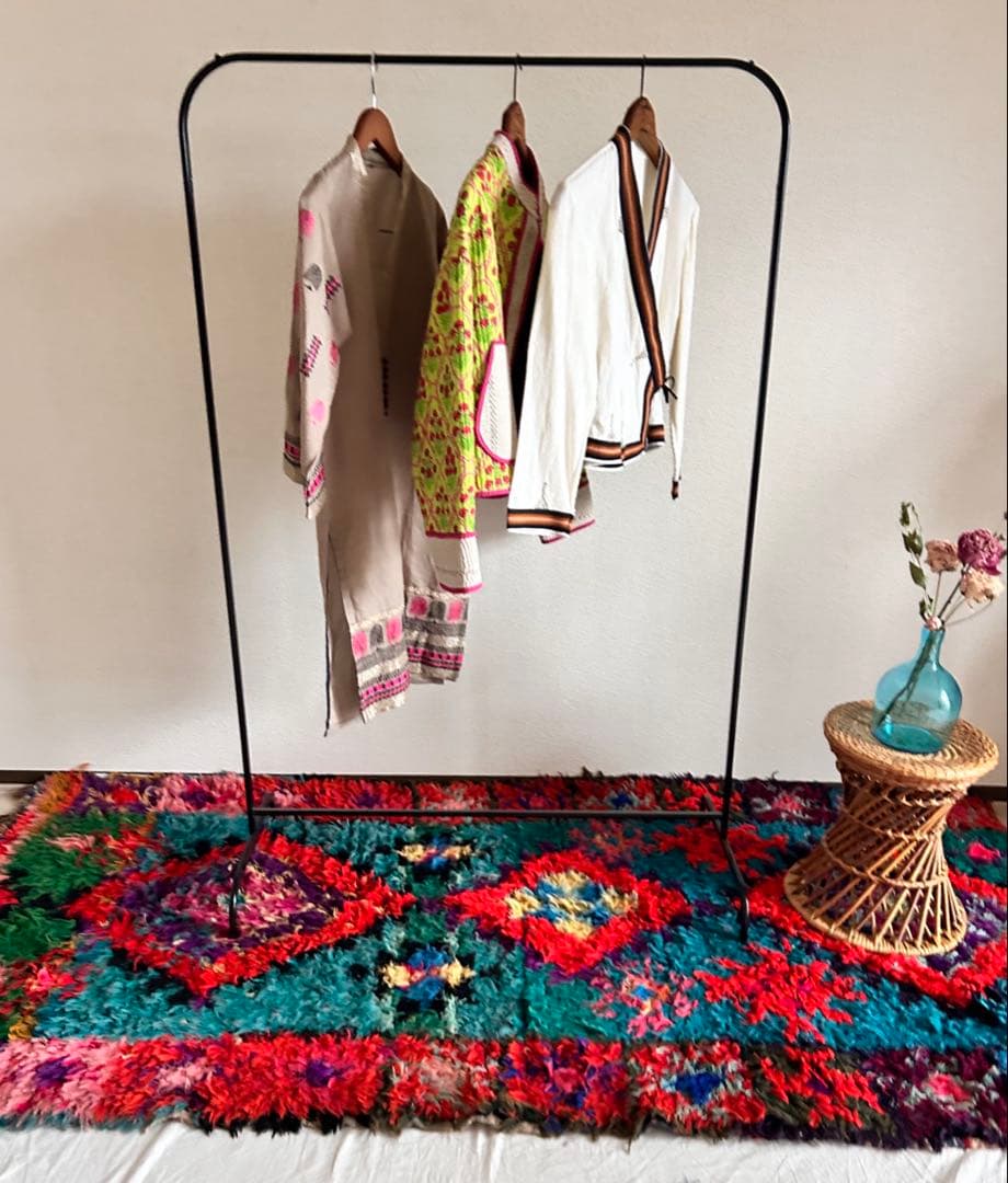 クリスマス限定価格‼️モロッコラグボシャルウィットヴィンテージラグ大判