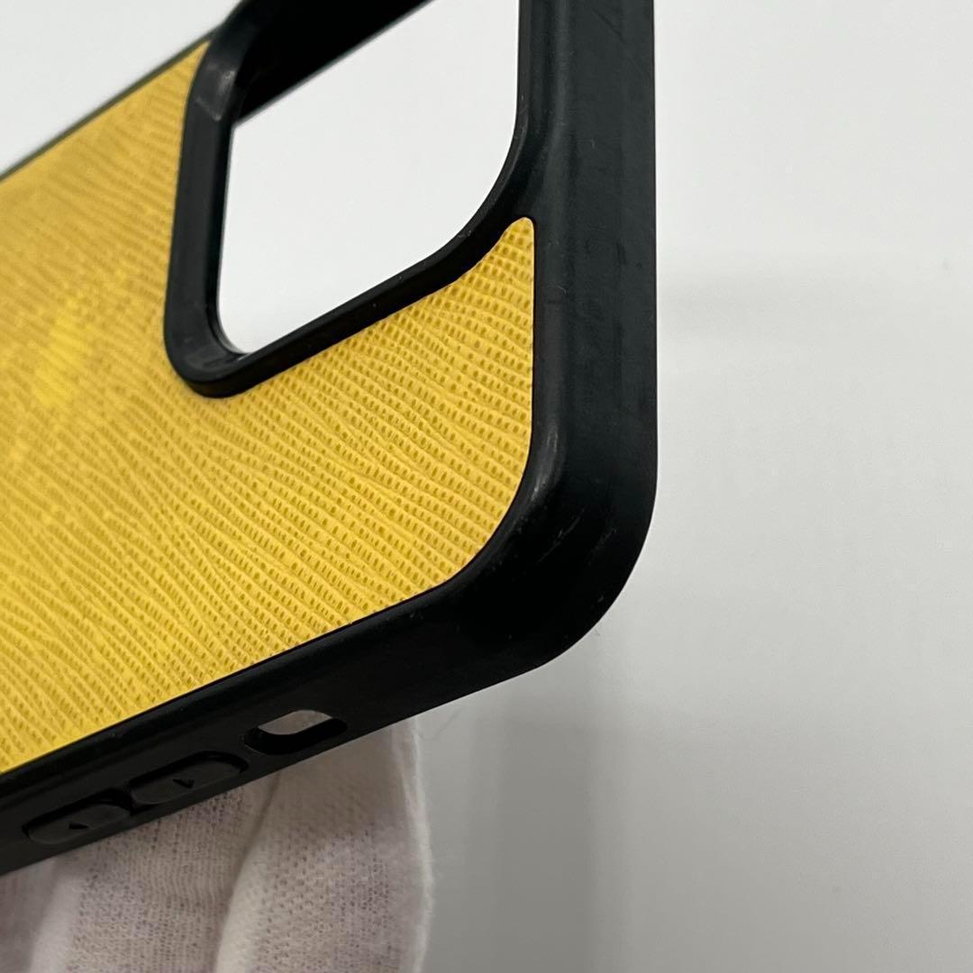 ✨美品✨【プラダ】iPhoneケース　iPhone13Pro サフィアーノレザー