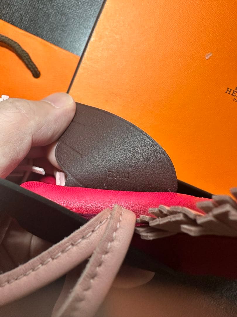 エルメス　ペガサス　MM フランボワーズ✕ローズサクラ