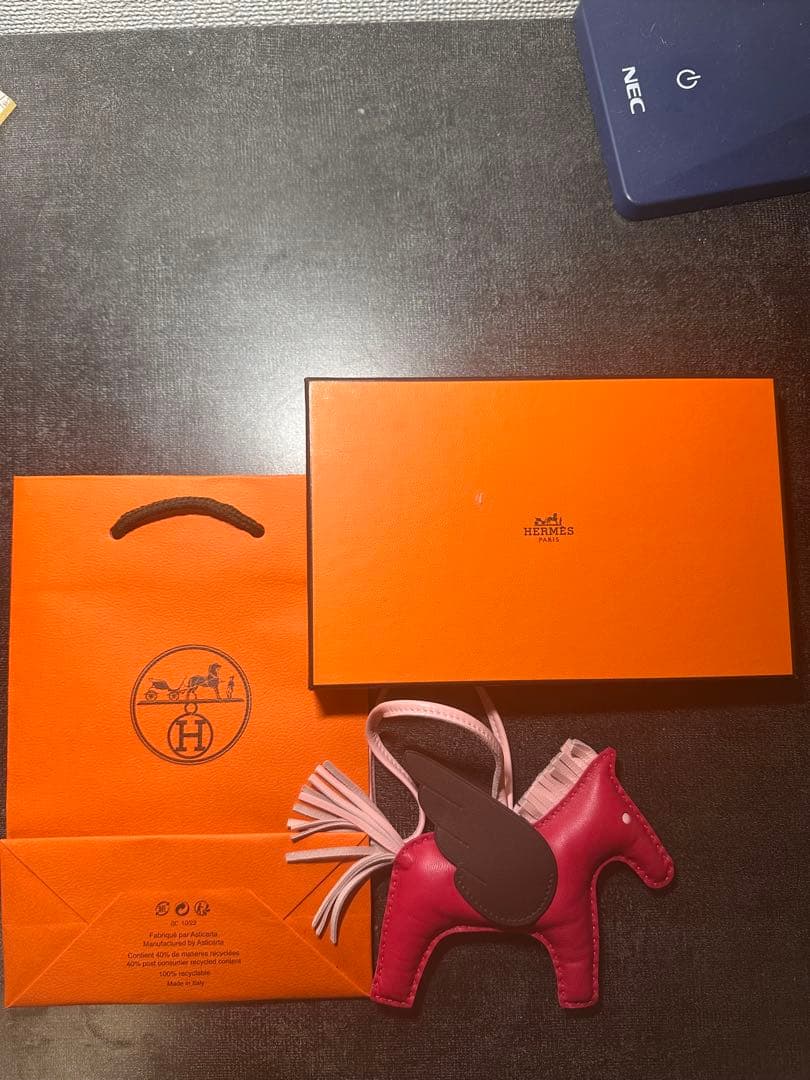 エルメス　ペガサス　MM フランボワーズ✕ローズサクラ