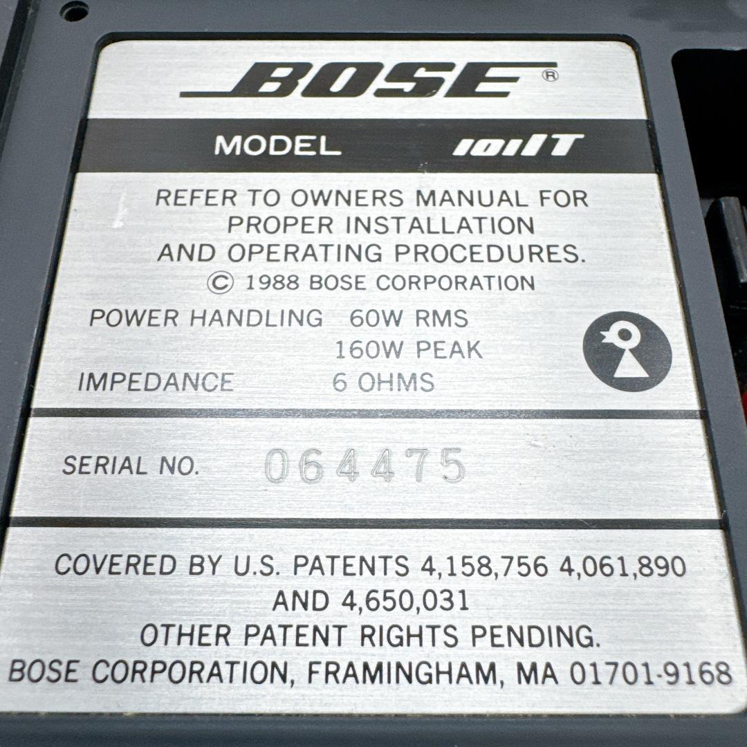 【良品】BOSE ボーズ コンパクトスピーカー 101IT