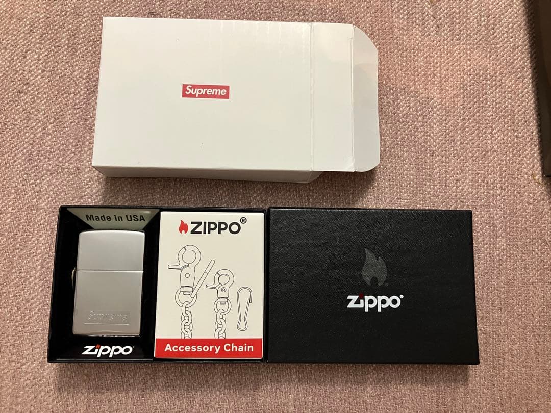 新品❗️Supreme CHAIN ZIPPO® シュプリーム ジッポ　チェーン付