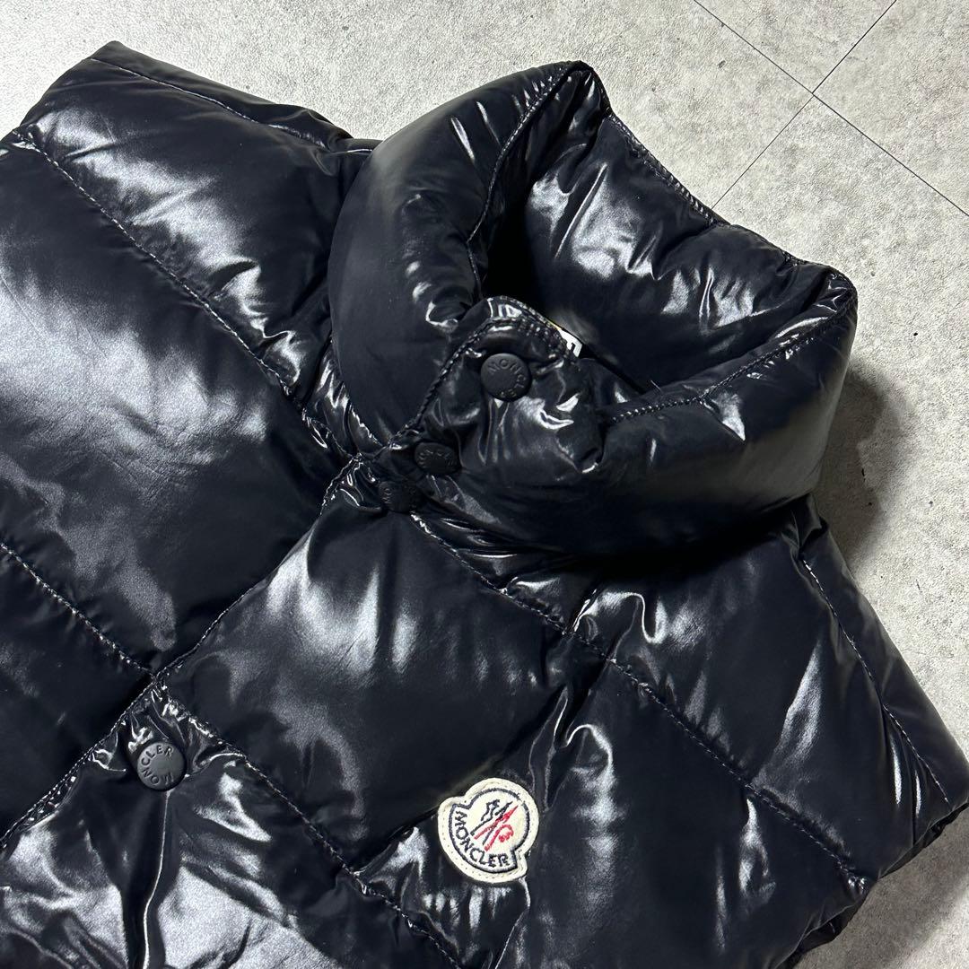 美品 MONCLER ダウンベスト 1 黒 TIB GILET