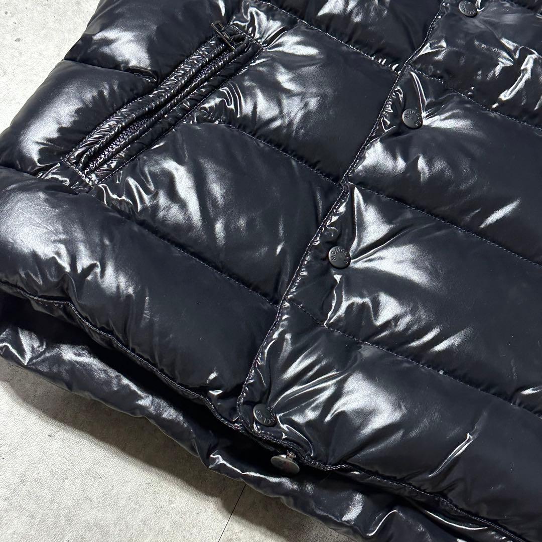 美品 MONCLER ダウンベスト 1 黒 TIB GILET