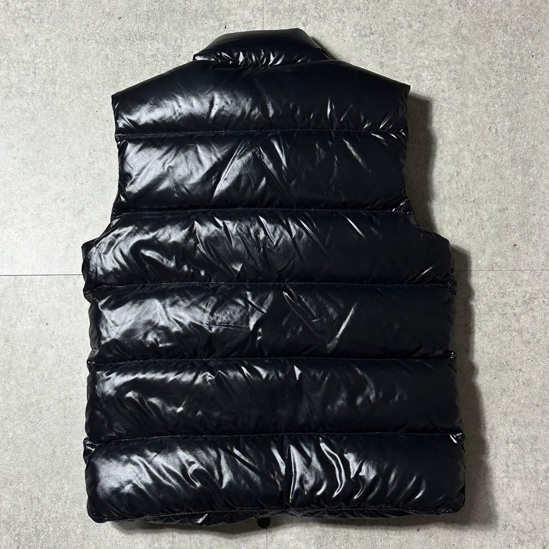 美品 MONCLER ダウンベスト 1 黒 TIB GILET