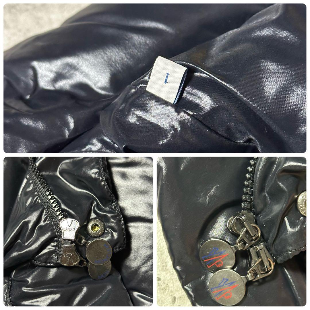 美品 MONCLER ダウンベスト 1 黒 TIB GILET