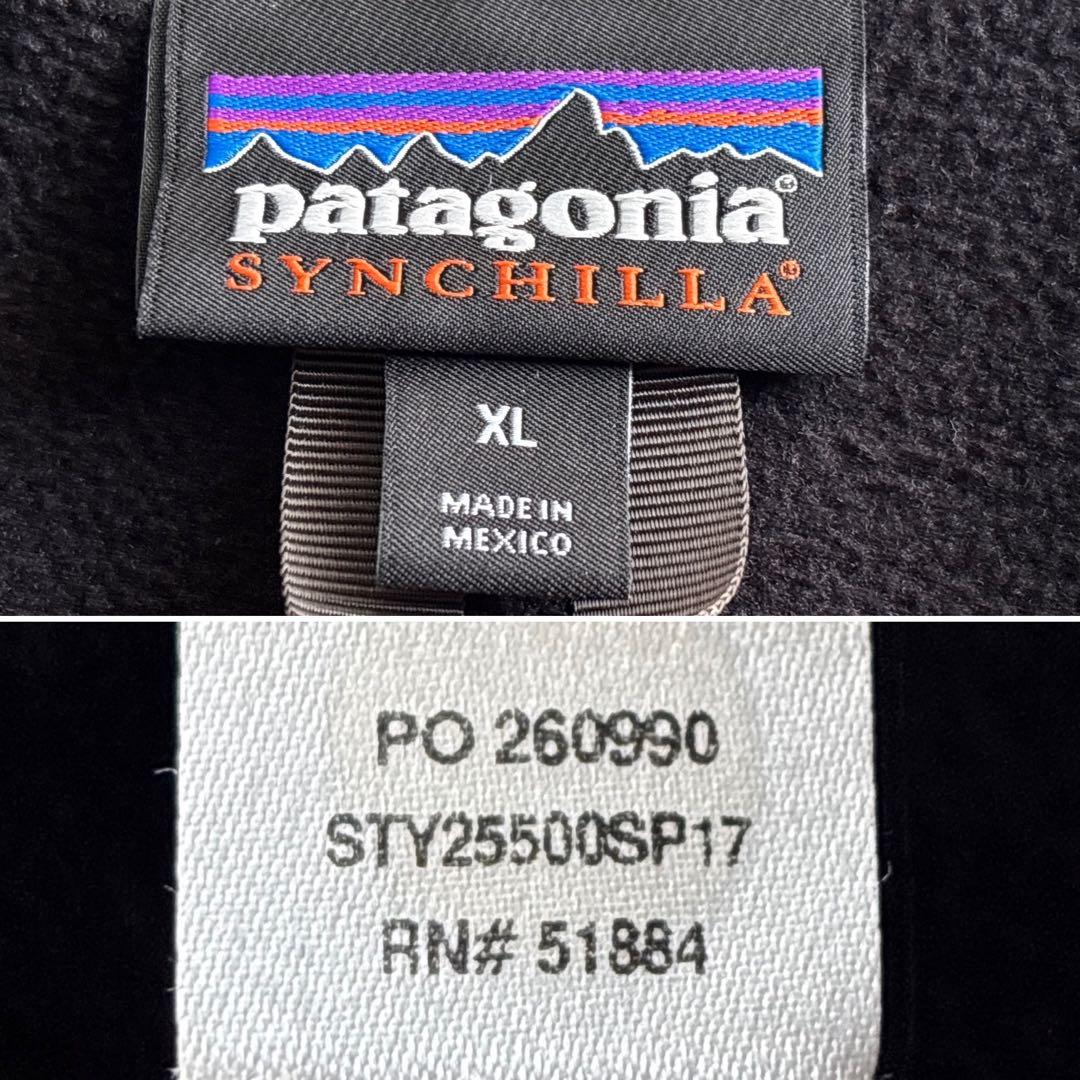 patagonia パタゴニア【XL】シンチラ スナップT ベスト ブラック 黒
