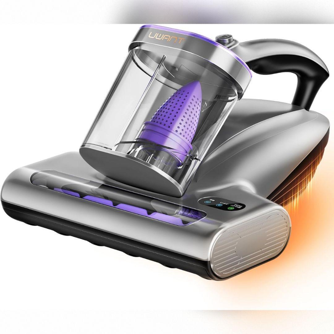 布団クリーナー 布団掃除機 18KPa強力吸引 65℃熱風乾燥 UV除菌