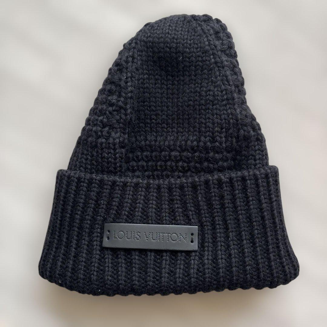LOUIS VUITTON ブラックニット帽