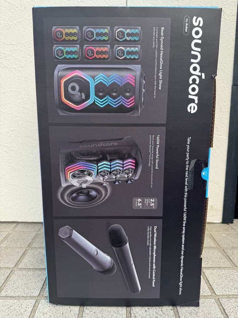 Anker アンカー Soundcore Rave 3 マイク２本付