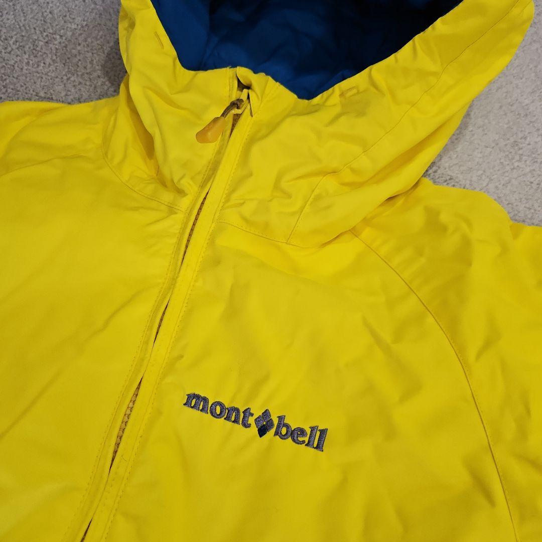 【新品】キッズ100 mont-bell ジャンプスーツ カバーオール イエロー