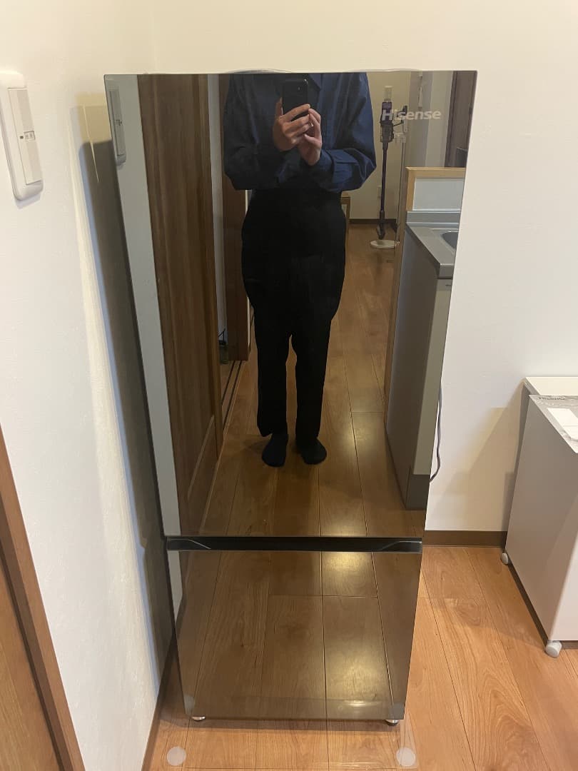 2023年製 HR-G16AM ミラー Hisense 冷蔵庫