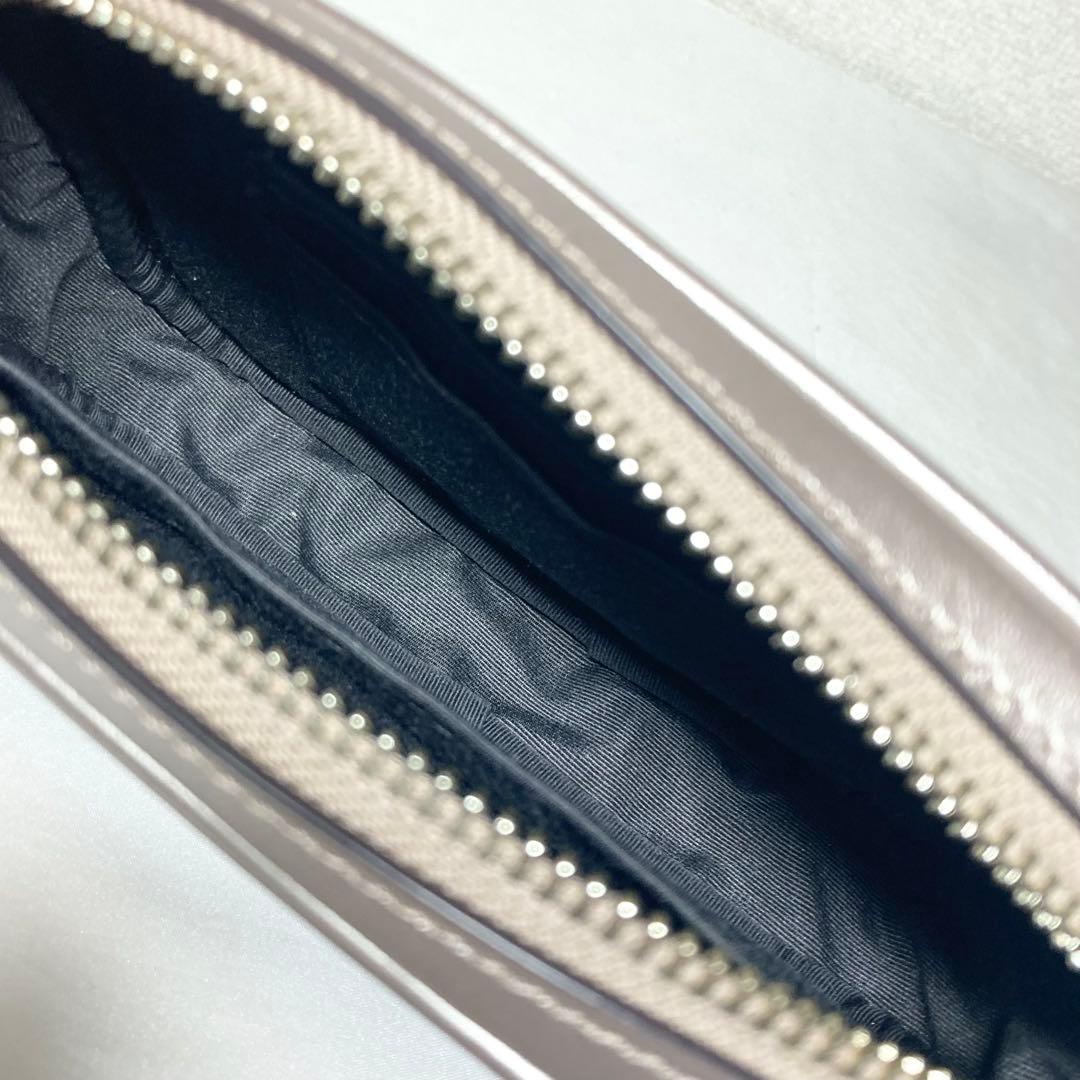 極美品　コーチ　ウエストバッグ　3way メタリック　キルティング　スタッズ