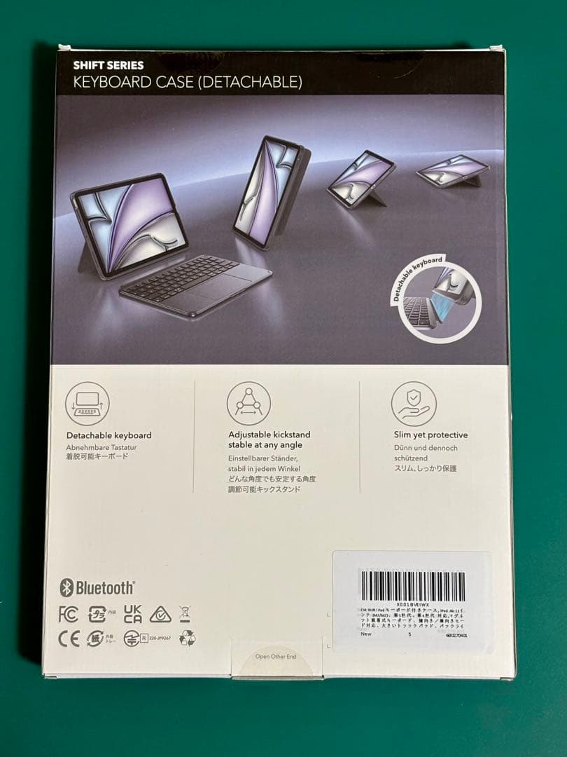 ESR Shift iPad Air 11インチ(M3/M2) キーボード 新品