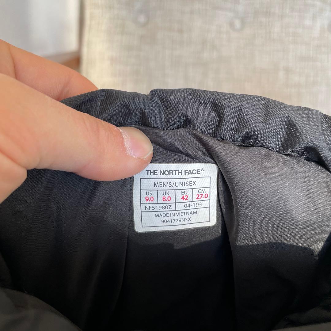 m*i様 【美品】THE NORTH FACE ブラックダウンブーツ 27cm