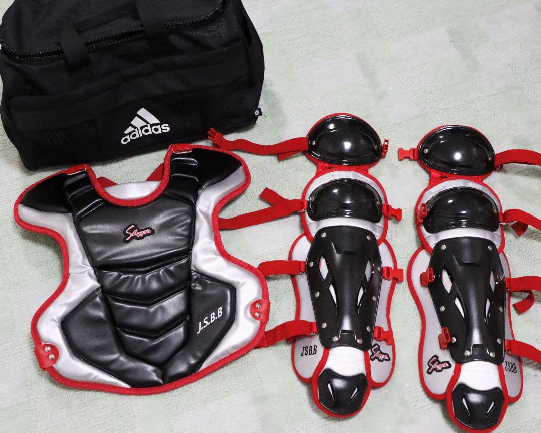 久保田スラッガー 軟式少年用 キャッチャー防具 レガース＆プロテクター セット