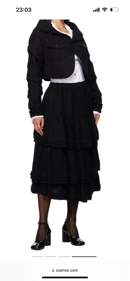 ✴︎再値下げ✴︎noir kei ninomiya ジャケット ブラック