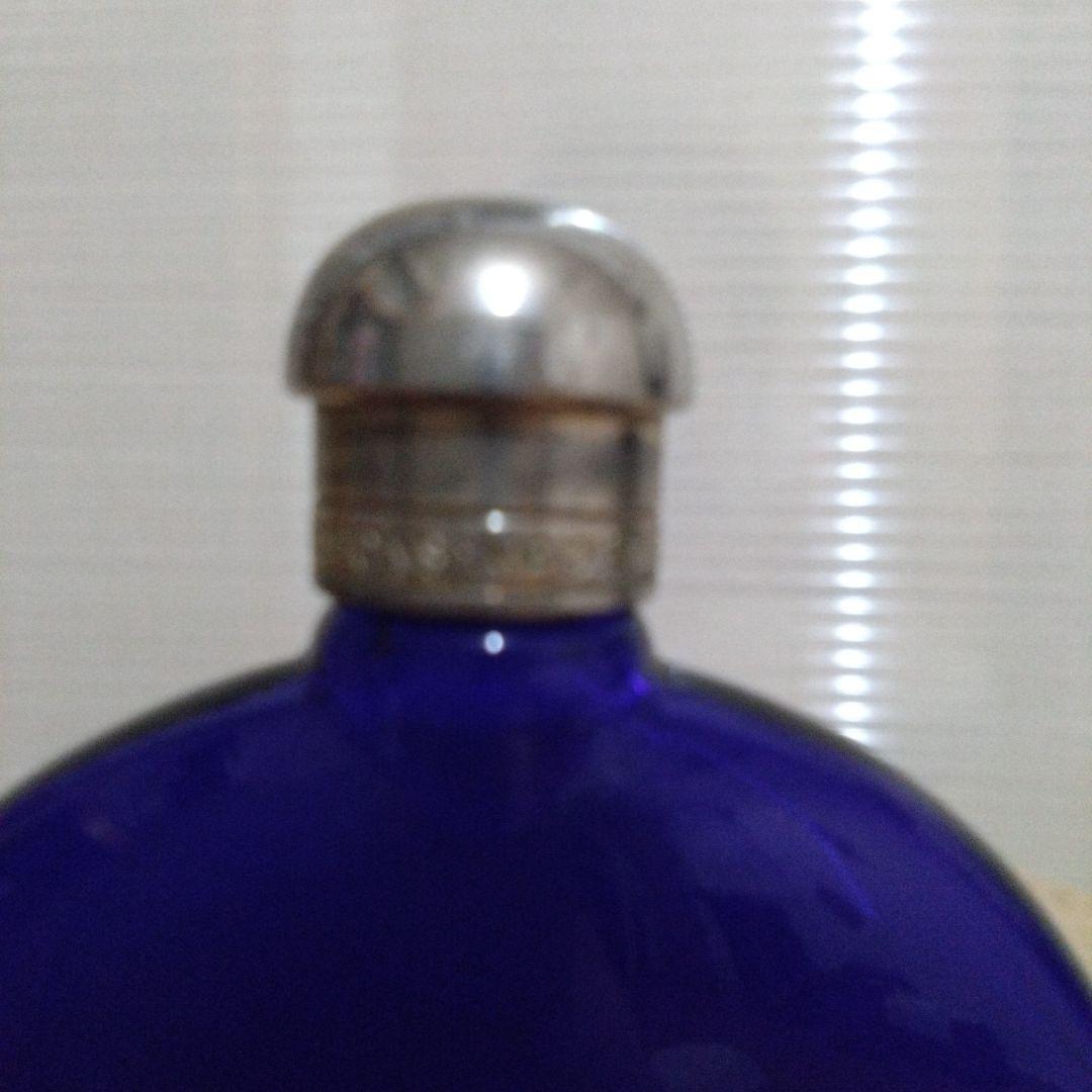 アンティーク　コバルトブルー 香水瓶　ツバメ