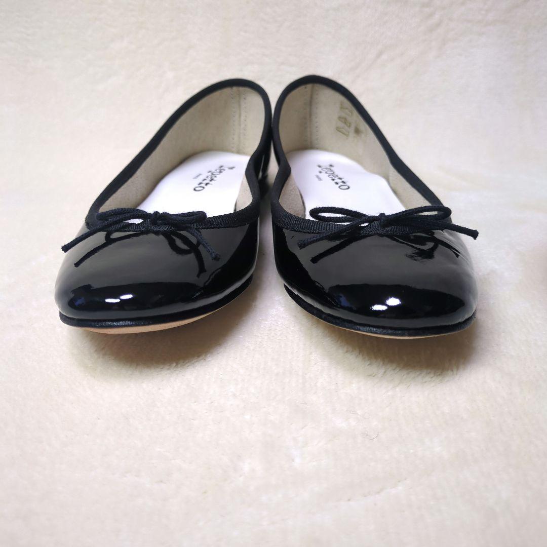 mimiさま専用【超美品】Repetto✨サンドリオン　エナメル　パテントレザー