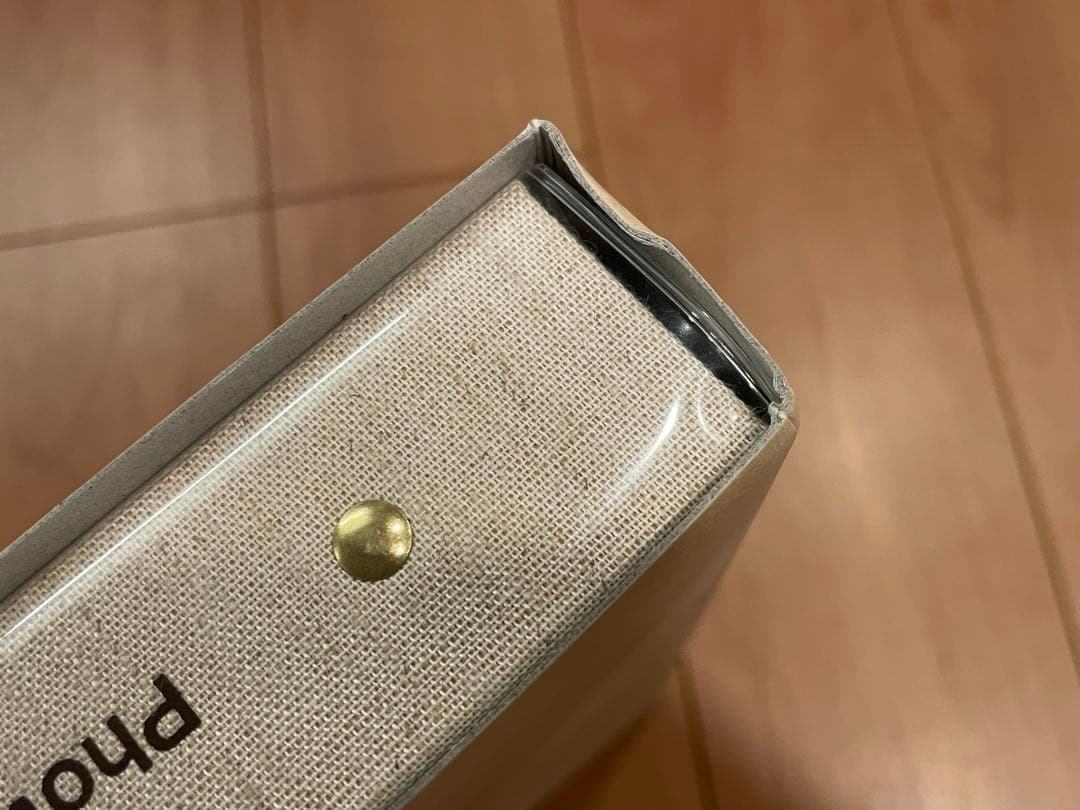 クリスマスプライス DELFONICS フォトアルバム グレー 、麻2冊セット