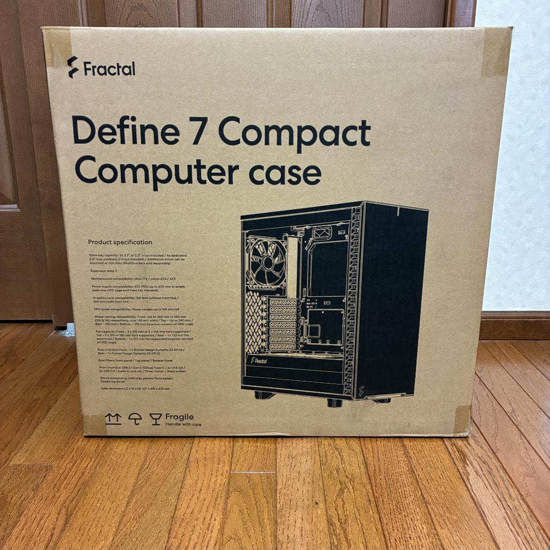 Fractal Design Define 7 Compact Solid 白