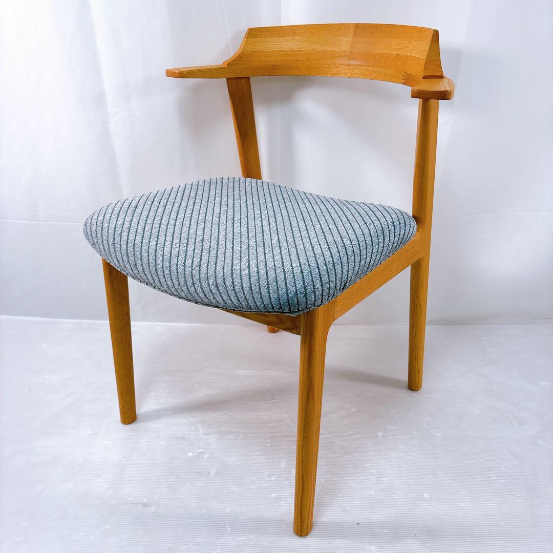 【極美品】ナガノインテリア ダイニングチェア アームチェア DC355