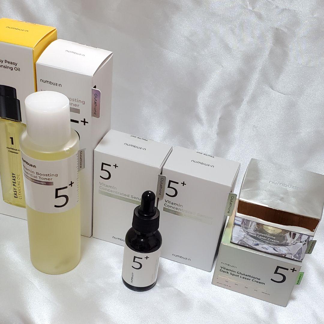 取置き【メディキューブ】【ナンバーズイン５番】スキンケア９点セット