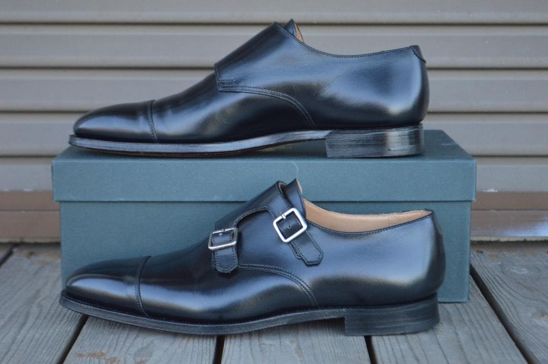 着用数回　CROCKETT＆JONES　LOWNDES　6E　ブラック