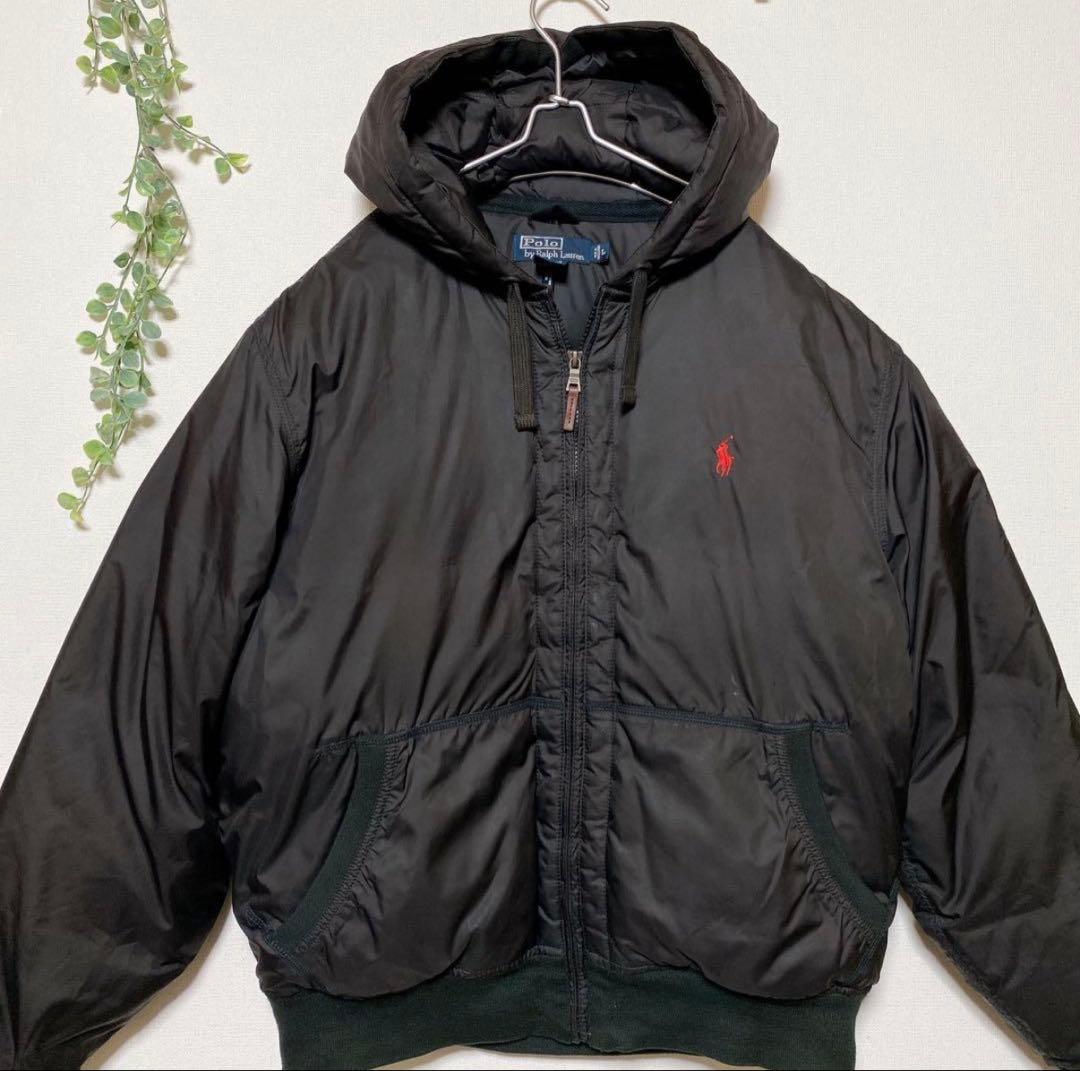 POLO by Ralph Lauren ダウンジャケット L 黒 フーディー