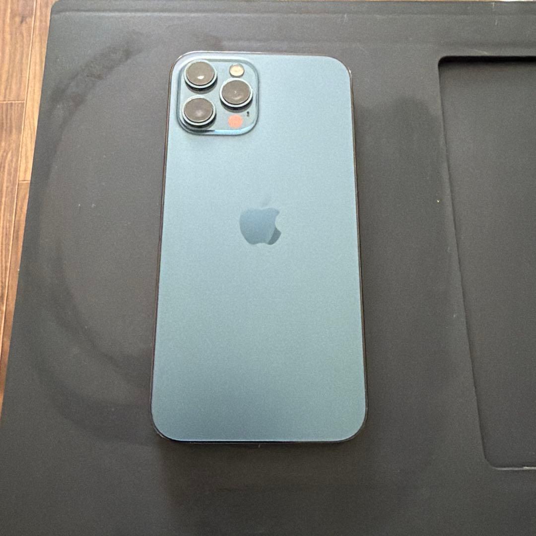 iphone 12 promax 128g ブルー simフリー