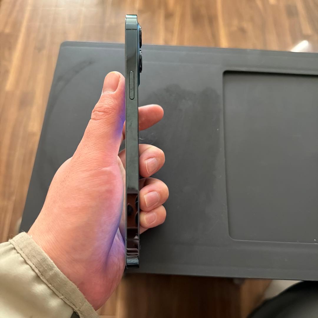 iphone 12 promax 128g ブルー simフリー