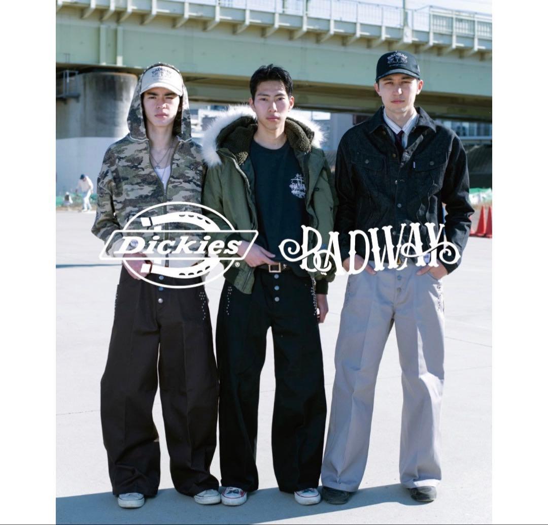 キタしん 完売品 BADWAY✖️Dickies スタッツワークパンツ