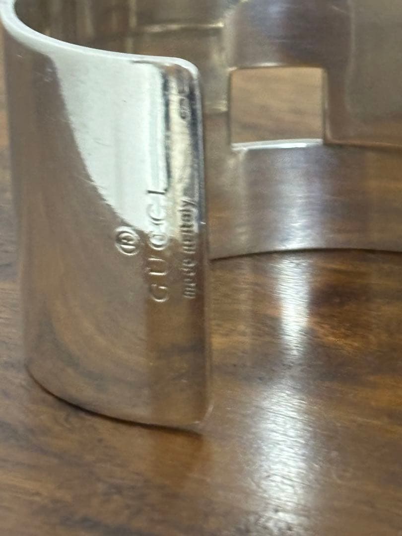 GUCCI シルバーバングル　トムフォード期傑作