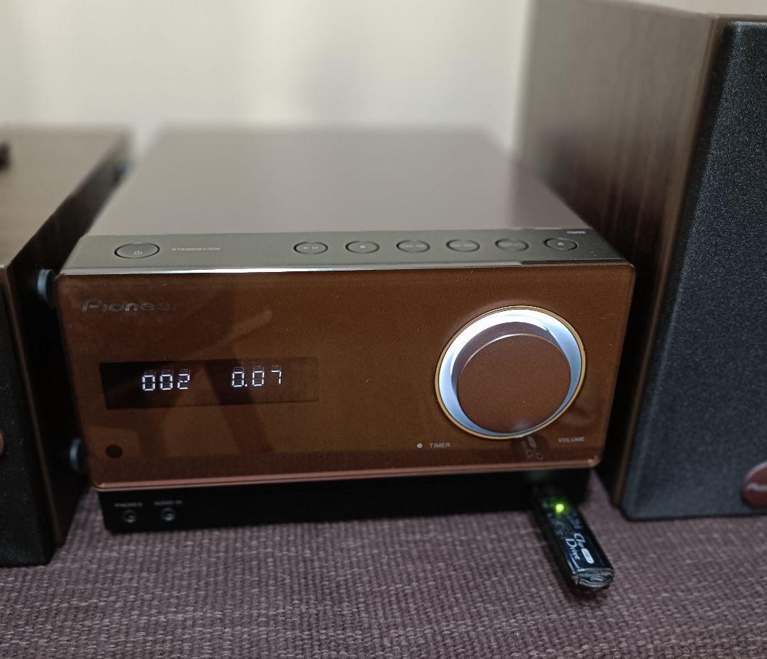 Pioneer X-CM32BT-T Bluetooth,USB接続　美品