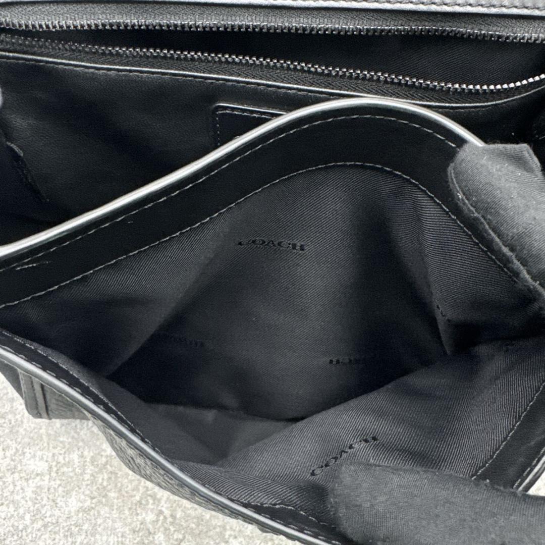 美品　コーチ　ドリフター　ターンロック　2way　ブラック　38389