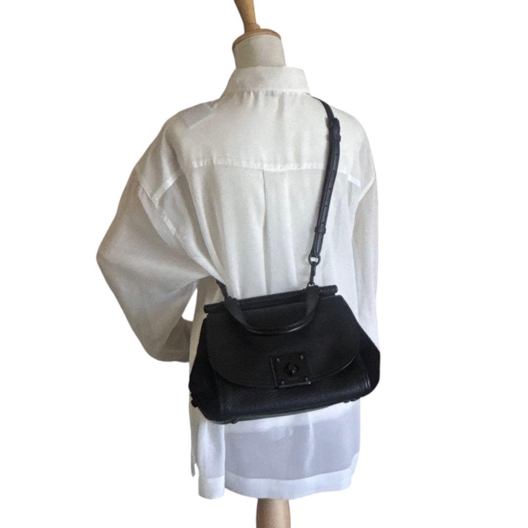 美品　コーチ　ドリフター　ターンロック　2way　ブラック　38389