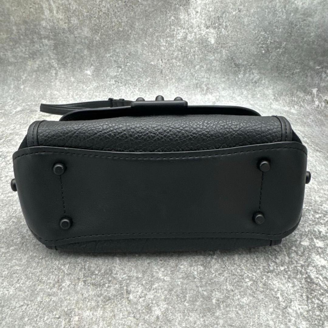 美品　コーチ　ドリフター　ターンロック　2way　ブラック　38389