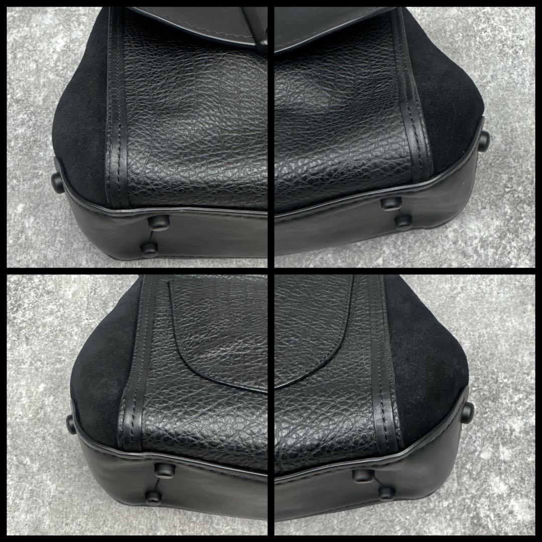 美品　コーチ　ドリフター　ターンロック　2way　ブラック　38389