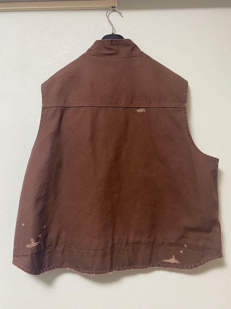 KAMIYA ボロダックベスト ブラウン カミヤ