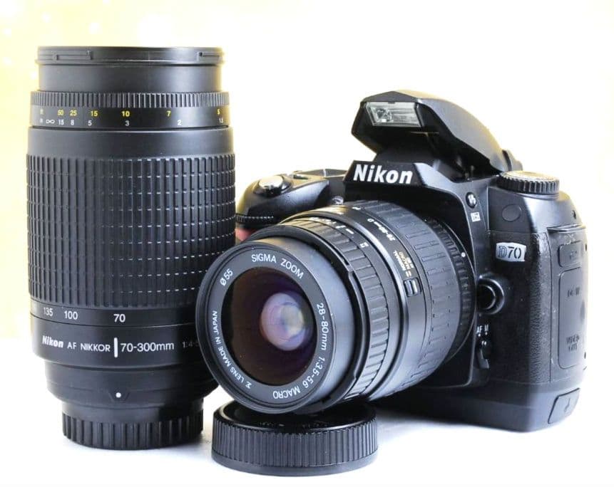 scoco様　NIKON　D70　超望遠⚡️初心者⚡️ダブルレンズ⚡️一眼レフ